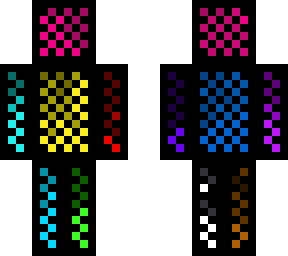rainbow checker