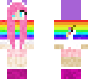 rainbow unicorn girl
