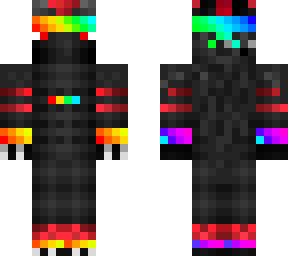 bandana wolf rainbow