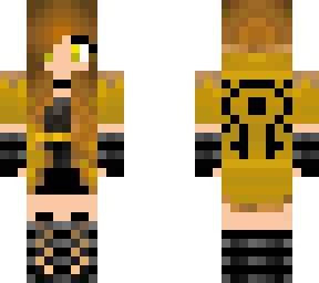 gold caot girl
