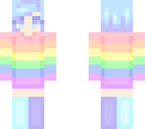 oversized rainbow sweater - fixed 2