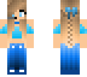 blue girl