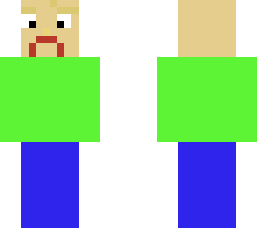 if baldi was in minecraft