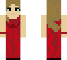 red dress