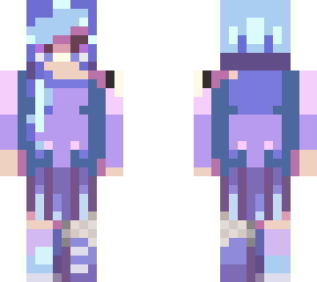 -cold like the color blue-