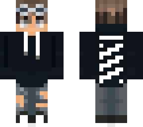 black off white