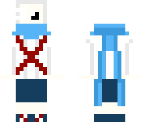 blue scarf geno