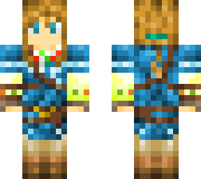 breath of the wild link with long hair