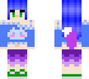 purple wolf girl!