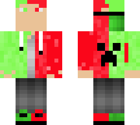 red and green boy
