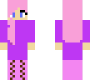 the pink and purpple girl