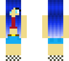 basic blue girl