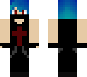 emo boy with blue hair (not my hair base)