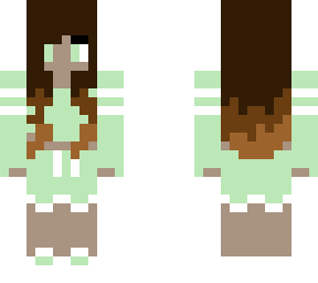 mint green fitness girl