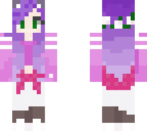 purple_pink_flower_girl