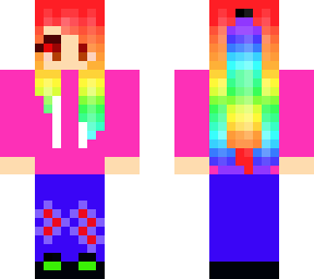 rainbow girl