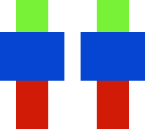 red green blue guy