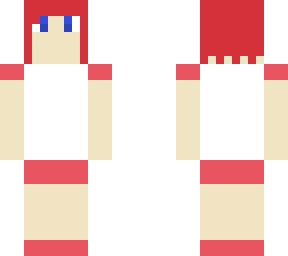 red summer girl that is body less