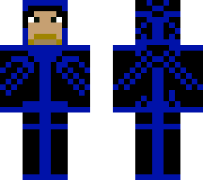 blue black man