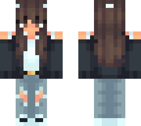 cool girl skin