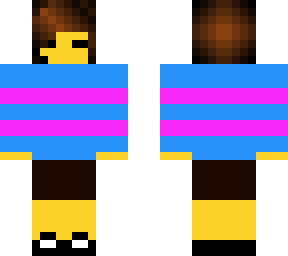 frisk with closed eyes