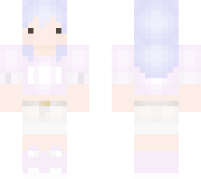 periwinkle-haired girl