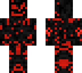 red and black
