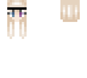 blond hair  with a hair band (hb)