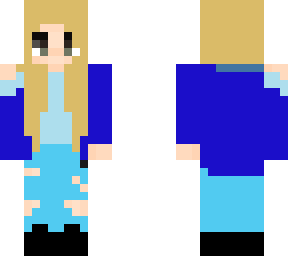 blue girl