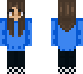 blue sweater w/ vans
