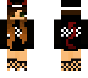 checkered outfit w/ fishnet socks