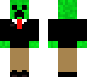 creeper in a tuxedo