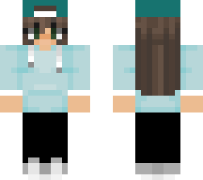sporty teal girl