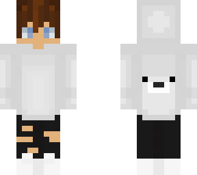 white hoodie