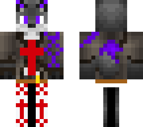 wolf furry with tribal markings and halved standards
