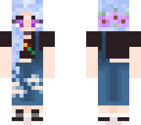blue hair