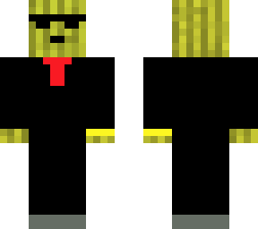 melon in suit | Minecraft Skin