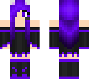 purple gamer girl