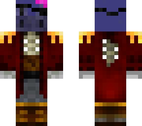 hippo skull pirate captain