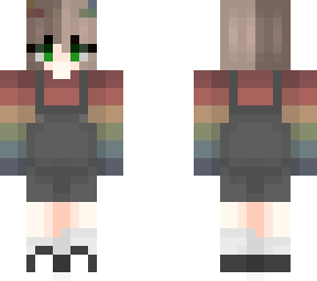 rainbow sweater girl