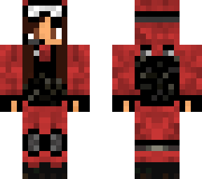 red camo girl