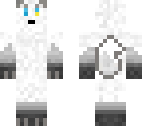 white and grey wolf