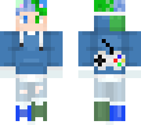 aqua lilac skin