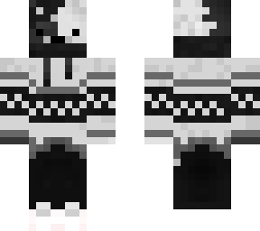 black-and-white bear