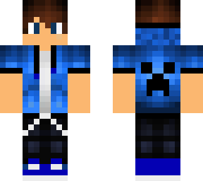 brown hair blue hoodie guy