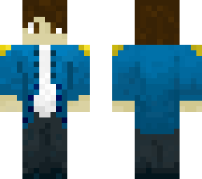 guy with light blue coat
