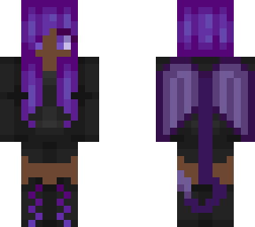 purple girl /w wings