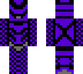 purple robot soldier