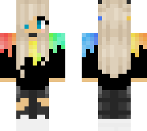rainbow drizzle black fixed