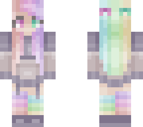 rainbow-haired girl